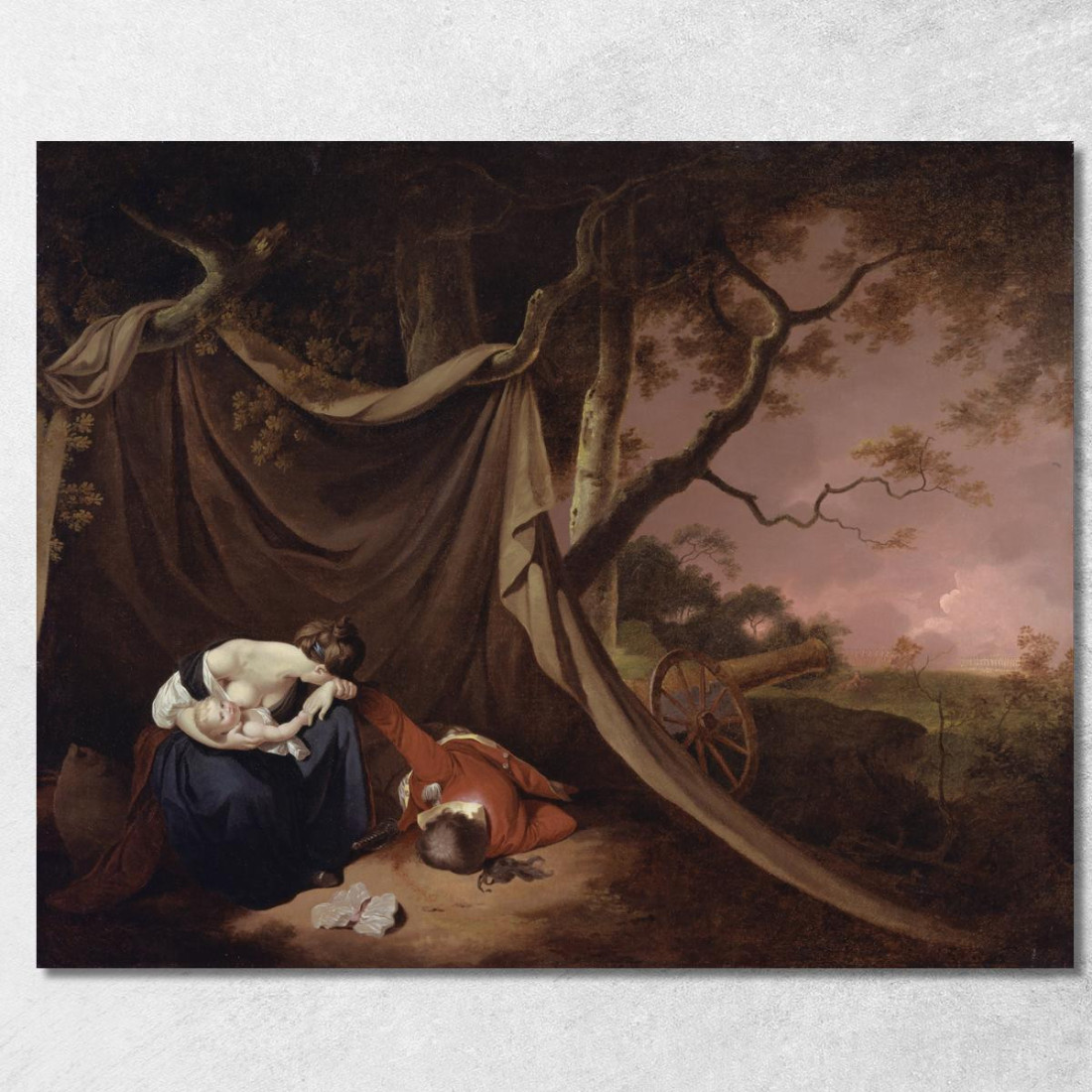 Il Soldato Morto Joseph Wright of Derby jwd60 quadro stampato su tela Il Soldato Morto Joseph Wright of Derby jwd60 quadro stampato su tela