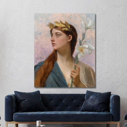 Un'Allegoria Della Vittoria Jules Joseph Lefebvre jle1 quadro stampato su tela