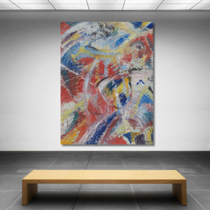 Sviluppo Di Un Tema In Rosso Carnevale Jules Schmalzigaug jsh9 quadro stampato su tela
