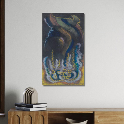 Medusa E Scia Verde Jules Schmalzigaug jsh13 quadro stampato su tela