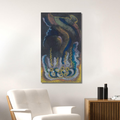 Medusa E Scia Verde Jules Schmalzigaug jsh13 quadro stampato su tela