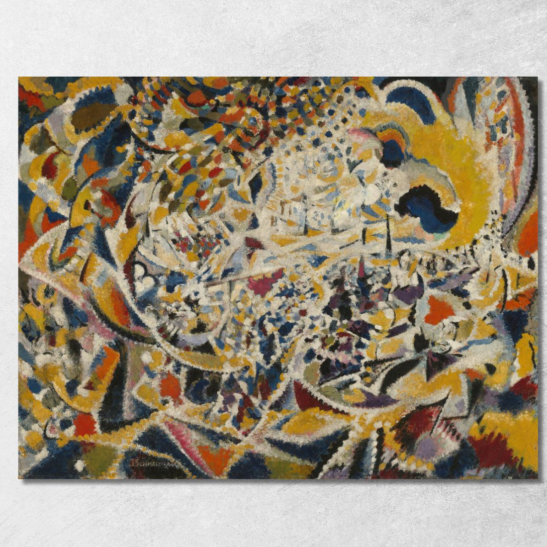 Ritmo Delle Onde Di Luce Strada + Sole + Folla Jules Schmalzigaug jsh17 quadro stampato su tela Ritmo Delle Onde Di Luce Strada + Sole + Folla Jules Schmalzigaug jsh17 quadro stampato su tela