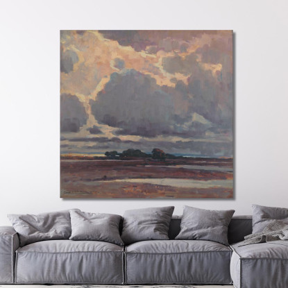 Dopo La Tempesta Ľudovít Čordák lco2 quadro stampato su tela