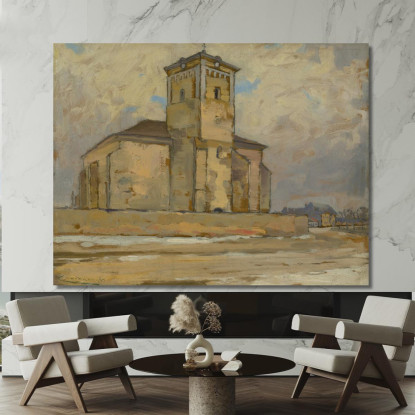 Chiesa In Moldova Ľudovít Čordák lco11 quadro stampato su tela