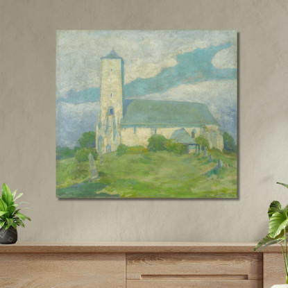 Chiesa A Svinica Ľudovít Čordák lco12 quadro stampato su tela