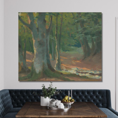Foresta 3 Ľudovít Čordák lco18 quadro stampato su tela