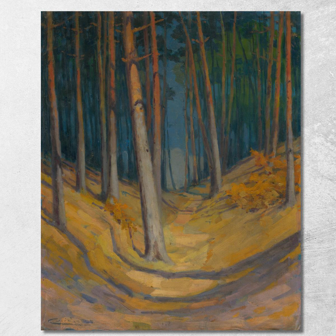 Foresta 4 Ľudovít Čordák lco19 quadro stampato su tela Foresta 4 Ľudovít Čordák lco19 quadro stampato su tela