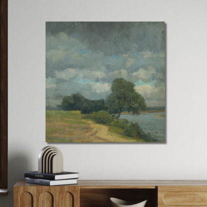 Paesaggio Con Hornad Ľudovít Čordák lco29 quadro stampato su tela
