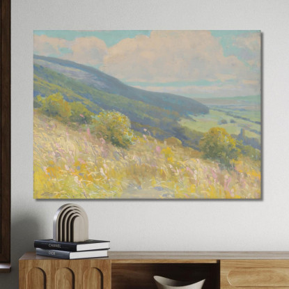 Paesaggio 7 Ľudovít Čordák lco35 quadro stampato su tela