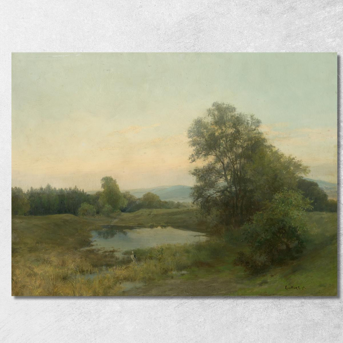 Paesaggio Con Una Palude Ľudovít Čordák lco39 quadro stampato su tela Paesaggio Con Una Palude Ľudovít Čordák lco39 quadro stampato su tela