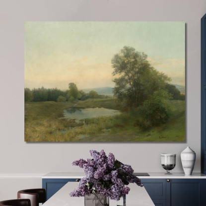 Paesaggio Con Una Palude Ľudovít Čordák lco39 quadro stampato su tela