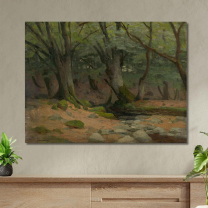 Alberi Ľudovít Čordák lco83 quadro stampato su tela