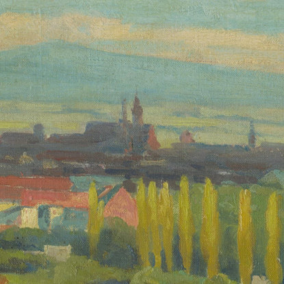 Vista Di Košice Ľudovít Čordák lco85 quadro stampato su tela
