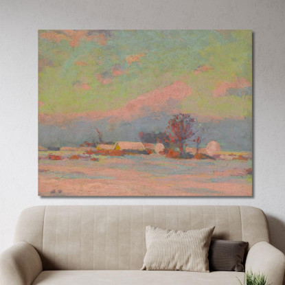 Sera D'Inverno Ľudovít Čordák lco88 quadro stampato su tela