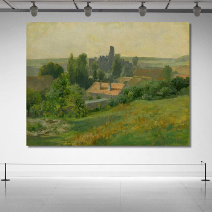 Castello Di Okor Ľudovít Čordák lco104 quadro stampato su tela
