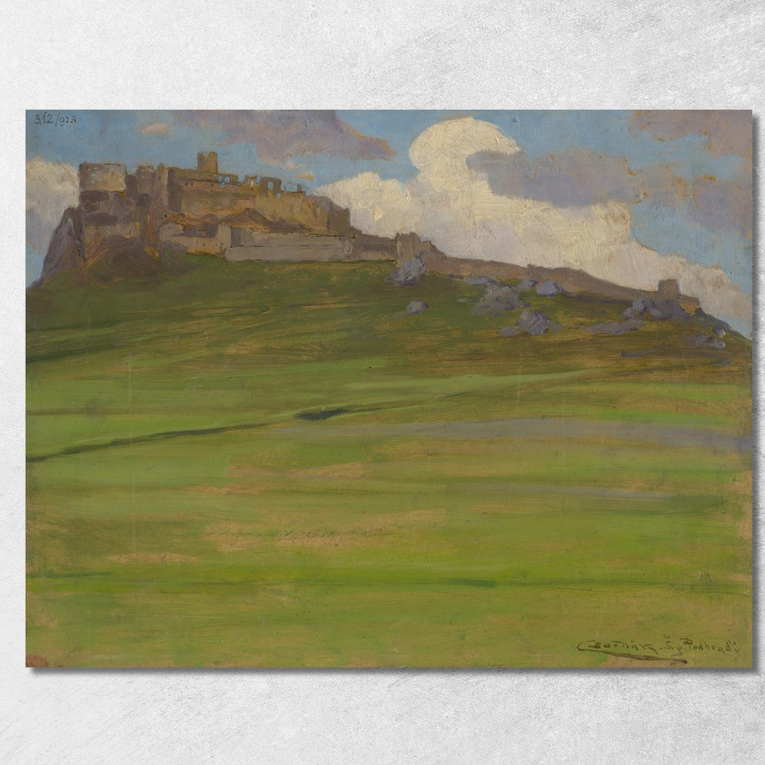 Castello Di Spiš Ľudovít Čordák lco106 quadro stampato su tela