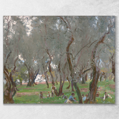 L'Uliveto John Singer Sargent jss319 quadro stampato su tela