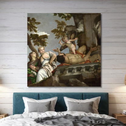 Scorn Paolo Veronese canvas print