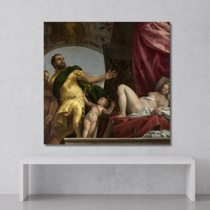 Allegoria Dell'Amore Iii Rispetto Paolo Veronese quadro stampato su tela
