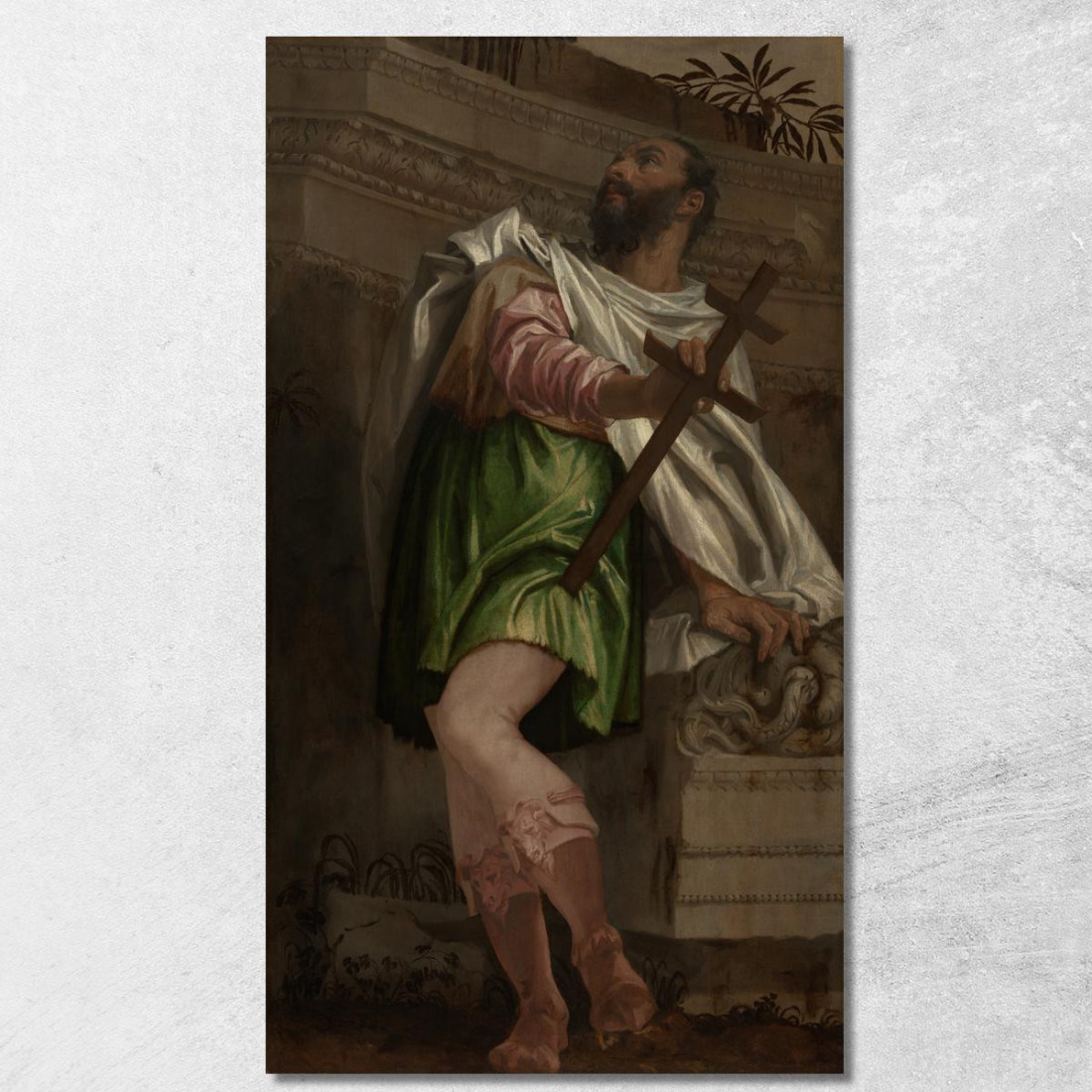 Allegoria Della Navigazione Con Un Bastone Da Croce Paolo Veronese pvr11 quadro stampato su tela