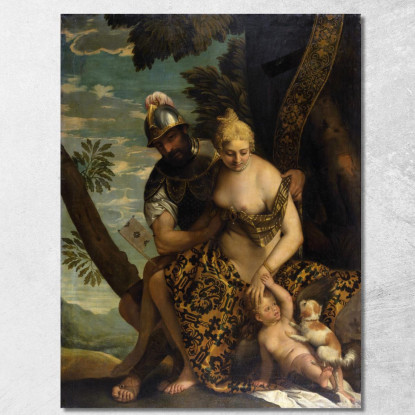 Marte E Venere Paolo Veronese pvr21 quadro stampato su tela