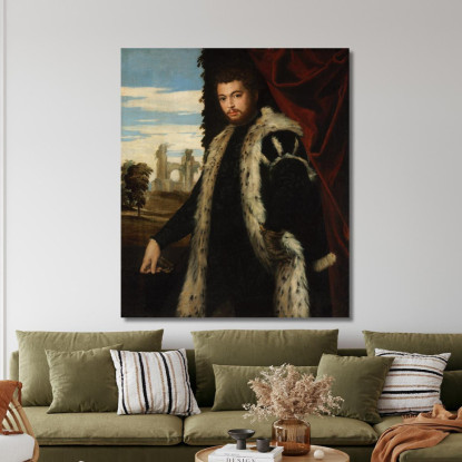 Ritratto Di Un Uomo Paolo Veronese pvr24 quadro stampato su tela