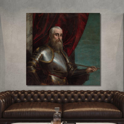 Ritratto Di Agostino Barbarigo Paolo Veronese pvr25 quadro stampato su tela