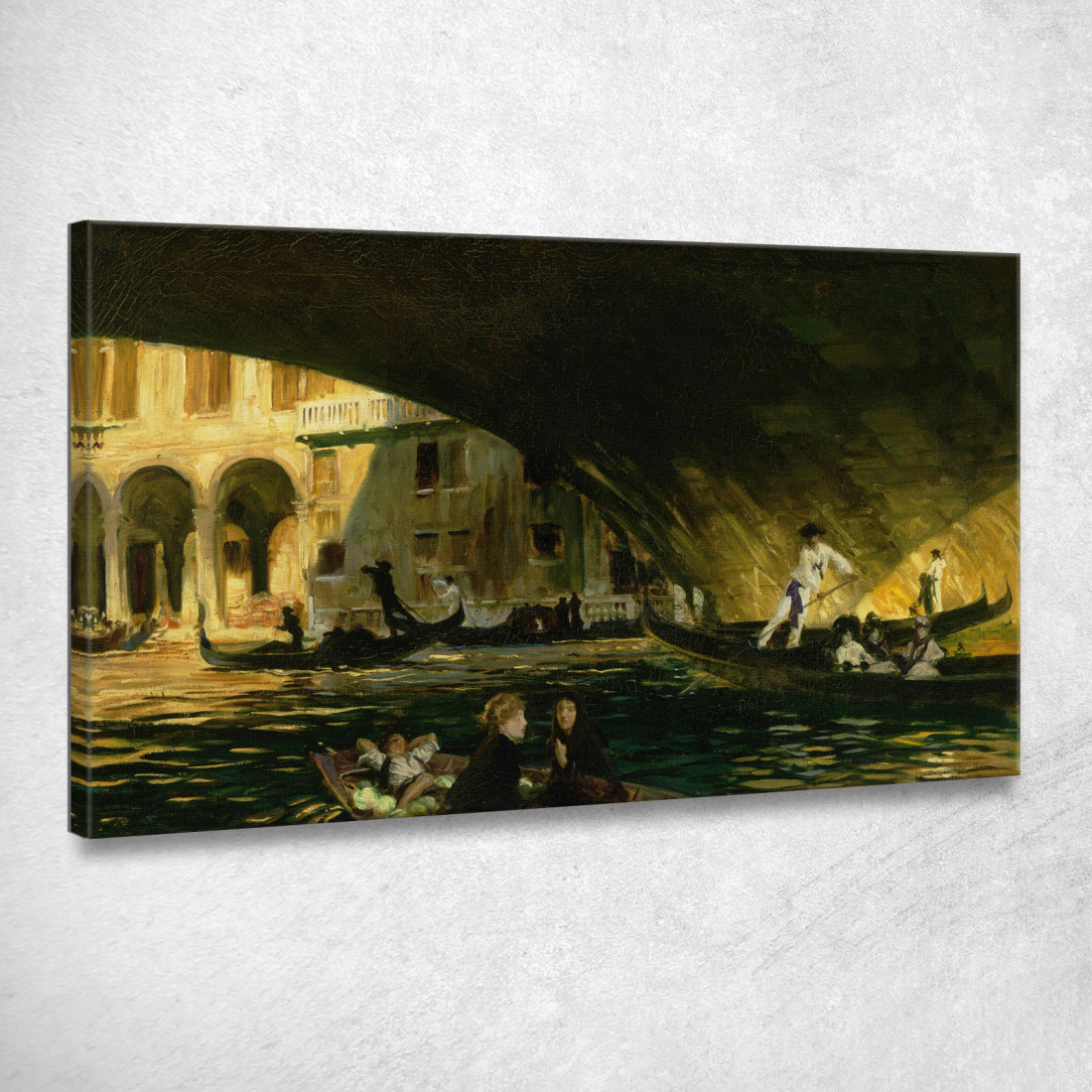 La Venezia Di Rialto John Singer Sargent jss323 quadro stampato su tela La Venezia Di Rialto John Singer Sargent jss323 quadro stampato su tela