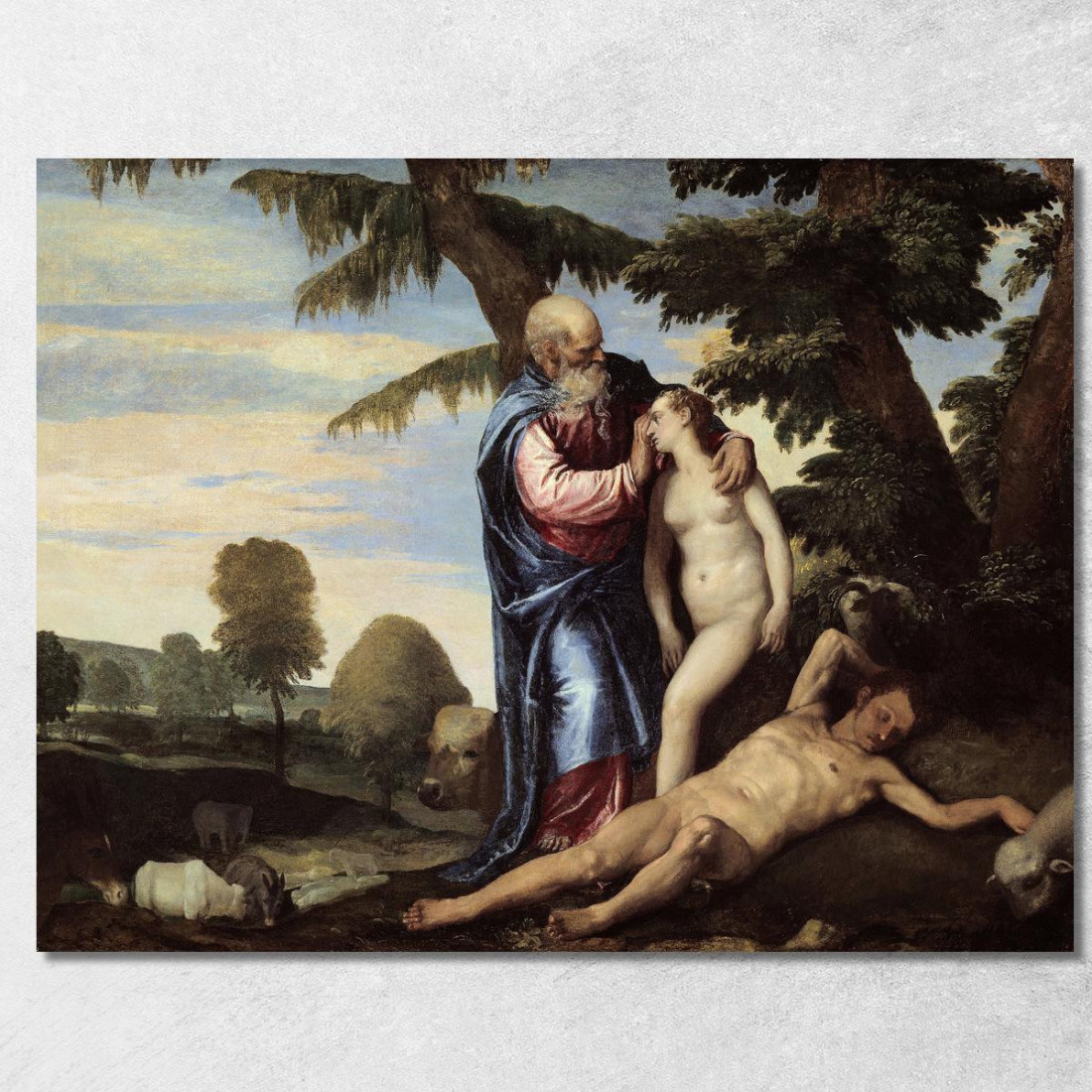 La Creazione Di Eva Paolo Veronese pvr37 quadro stampato su tela La Creazione Di Eva Paolo Veronese pvr37 quadro stampato su tela