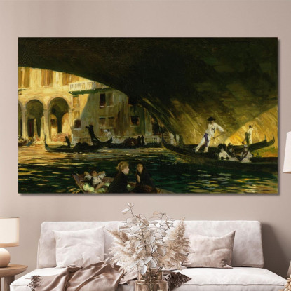 La Venezia Di Rialto John Singer Sargent jss323 quadro stampato su tela