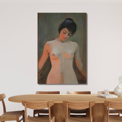 Nudo 2 Ramón Casas rcs10 quadro stampato su tela