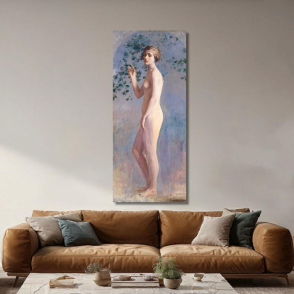 Nudo Ramón Casas rcs11 quadro stampato su tela