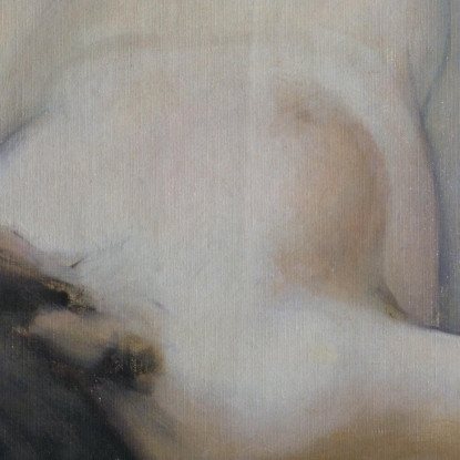 Nudo Femminile Ramón Casas rcs14 quadro stampato su tela
