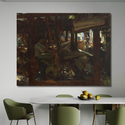 I Tessitori John Singer Sargent jss329 quadro stampato su tela