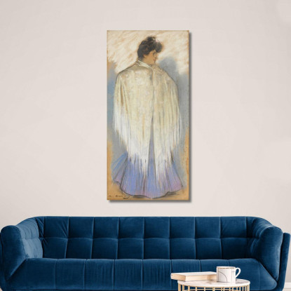 La Ballerina Di Flamenco Ramón Casas rcs42 quadro stampato su tela