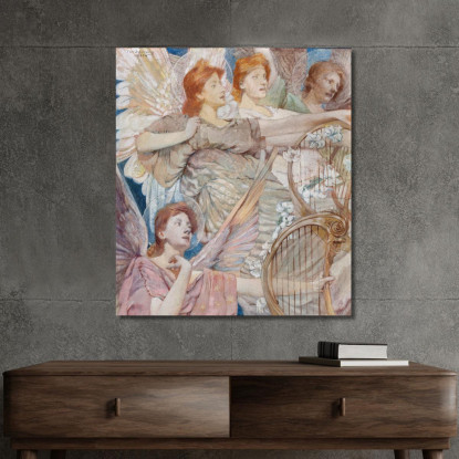 Gloria Thomas Wilmer Dewing twd5 quadro stampato su tela