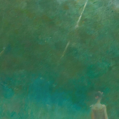 La Betulla Bianca Thomas Wilmer Dewing twd35 quadro stampato su tela
