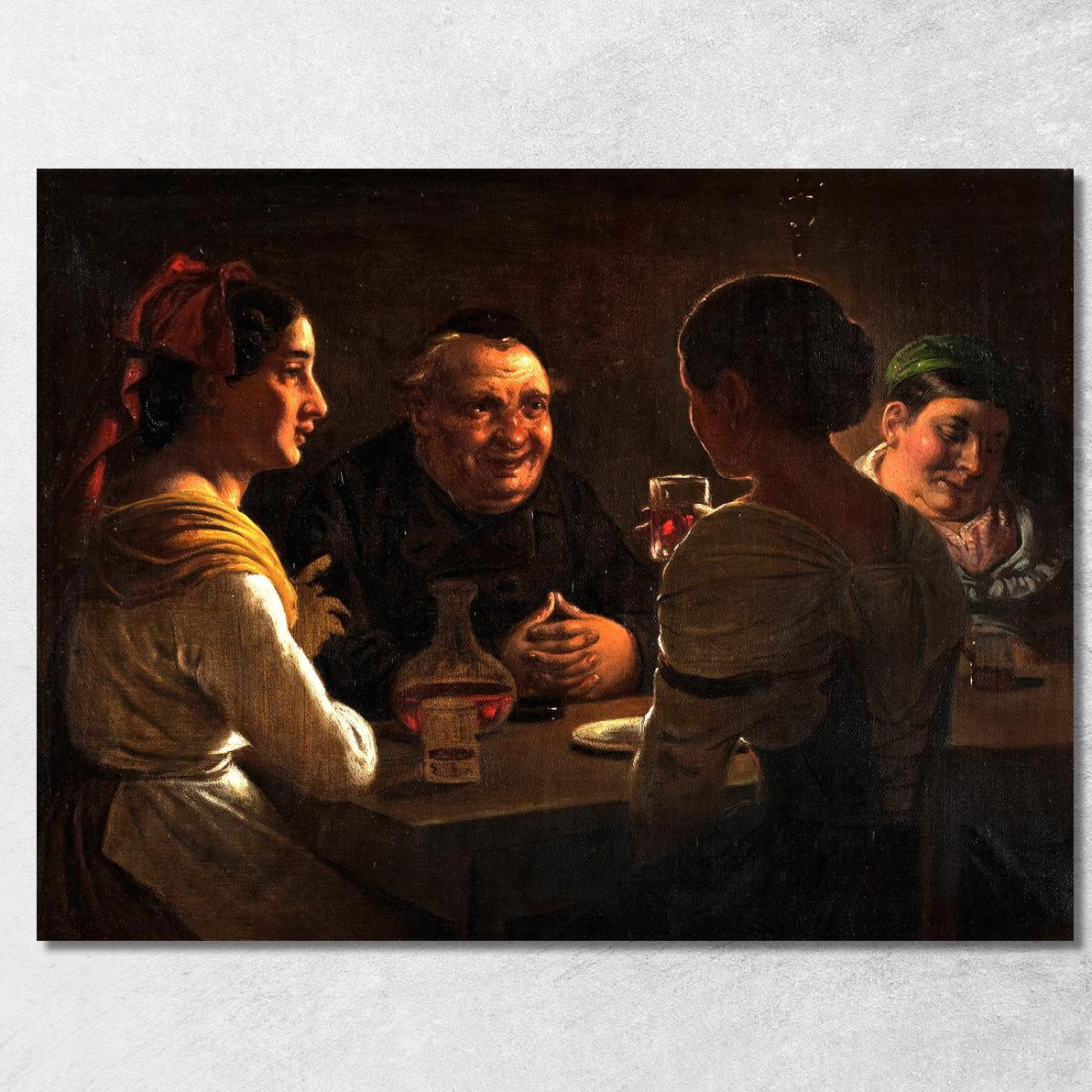 Abate Che Scherza Con Due Giovani Ragazze Wilhelm Marstrand wmr4 quadro stampato su tela Abate Che Scherza Con Due Giovani Ragazze Wilhelm Marstrand wmr4 quadro stampato su tela