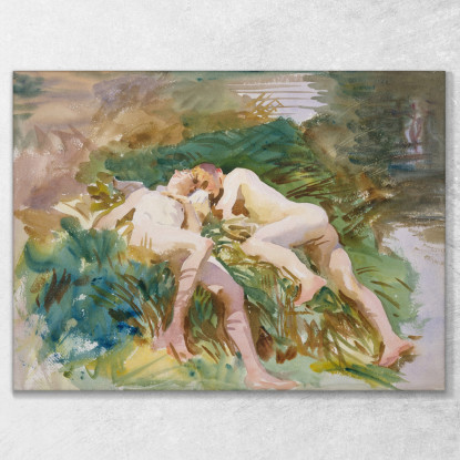 Tommy Fa Il Bagno 2 John Singer Sargent jss337 quadro stampato su tela