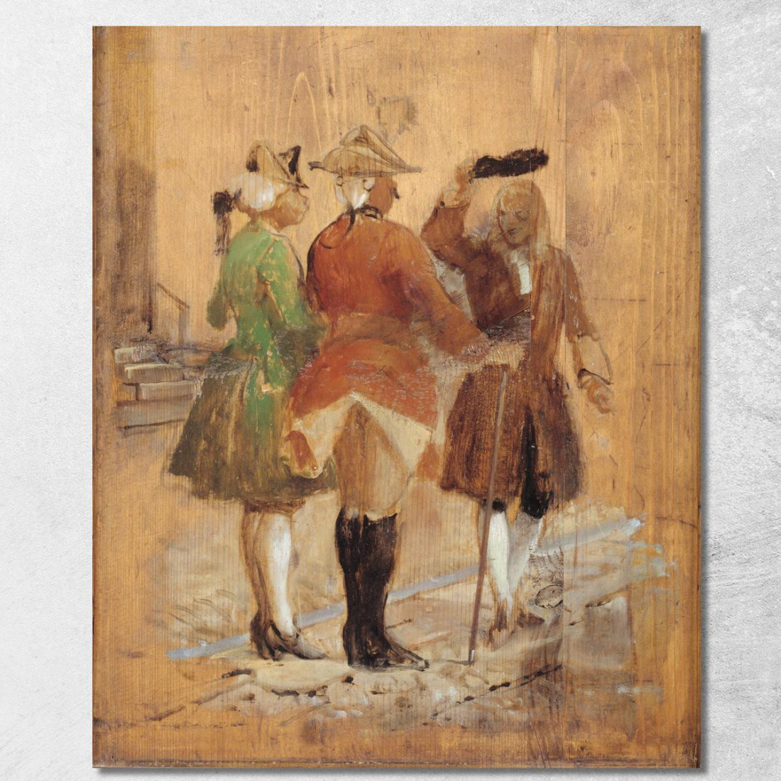 Holberg Cede Il Passo A Jacob Von Thyboe E Jean De France Wilhelm Marstrand wmr29 quadro stampato su tela Holberg Cede Il Passo A Jacob Von Thyboe E Jean De France Wilhelm Marstrand wmr29 quadro stampato su tela