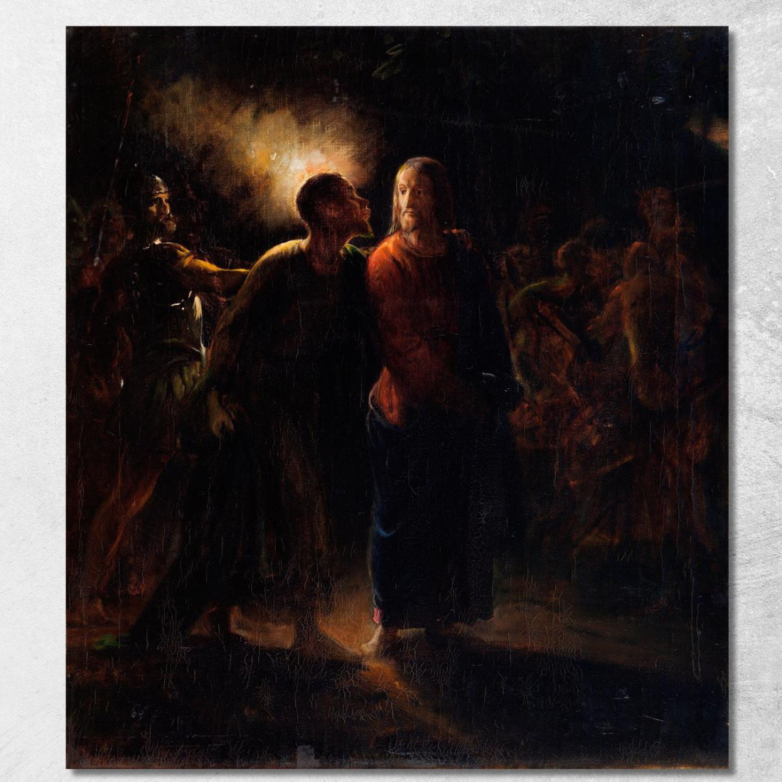 Il Bacio Di Giuda Wilhelm Marstrand wmr35 quadro stampato su tela Il Bacio Di Giuda Wilhelm Marstrand wmr35 quadro stampato su tela