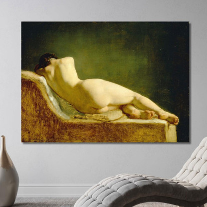Modella Distesa Wilhelm Marstrand wmr39 quadro stampato su tela