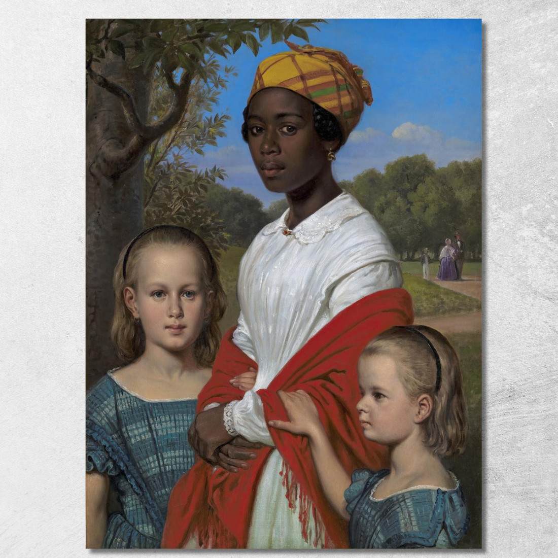 Ritratto Delle Due Figlie Di Otto Marstrand E Della Loro Tata Delle Indie Occidentali Justina Antoine Wilhelm Marstrand wmr51 q Ritratto Delle Due Figlie Di Otto Marstrand E Della Loro Tata Delle Indie Occidentali Justina Antoine Wilhelm Marstrand wmr51 q