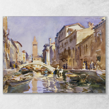 Canale Veneziano John Singer Sargent jss355 quadro stampato su tela
