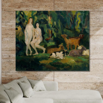 Gocce Di Rugiada Arthur Bowen Davies abd17 quadro stampato su tela