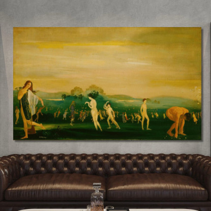 Campi Elisi Arthur Bowen Davies abd23 quadro stampato su tela