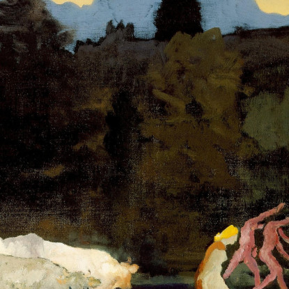 Valli E Picchi Pastorali Arthur Bowen Davies abd42 quadro stampato su tela