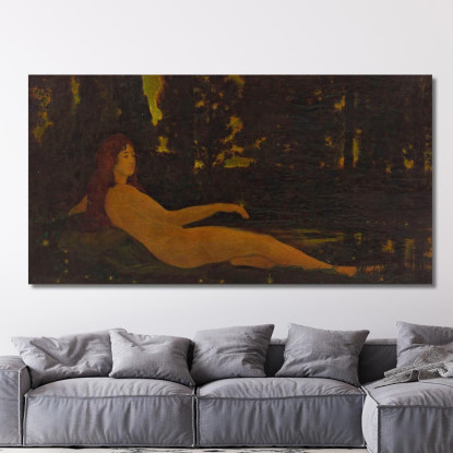 Semele O Lucciole Arthur Bowen Davies abd45 quadro stampato su tela