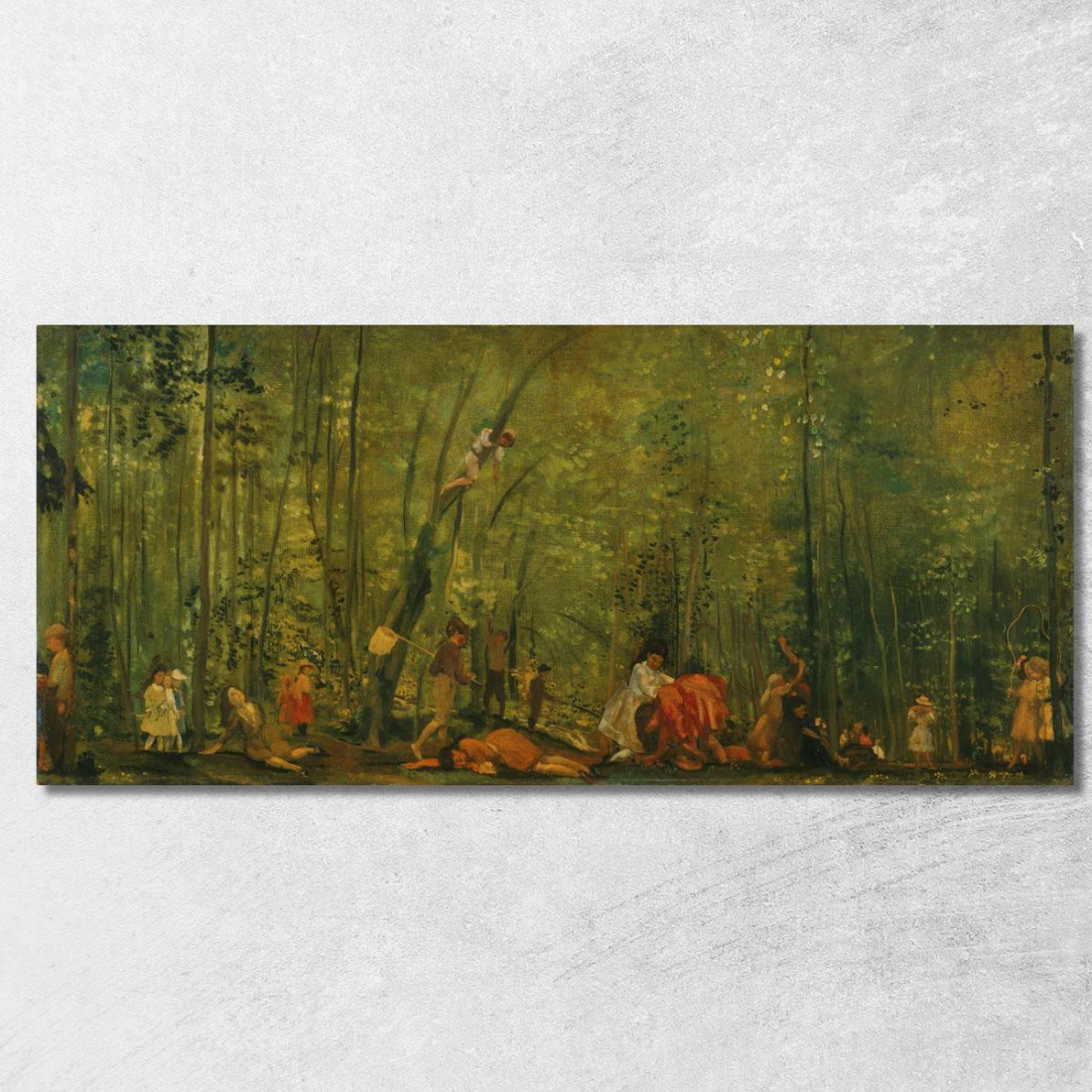 Primavera Di Delizia Arthur Bowen Davies abd48 quadro stampato su tela Primavera Di Delizia Arthur Bowen Davies abd48 quadro stampato su tela