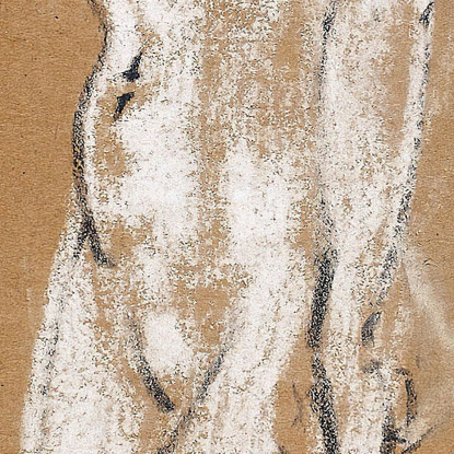 Nudo Femminile In Piedi Arthur Bowen Davies abd49 quadro stampato su tela